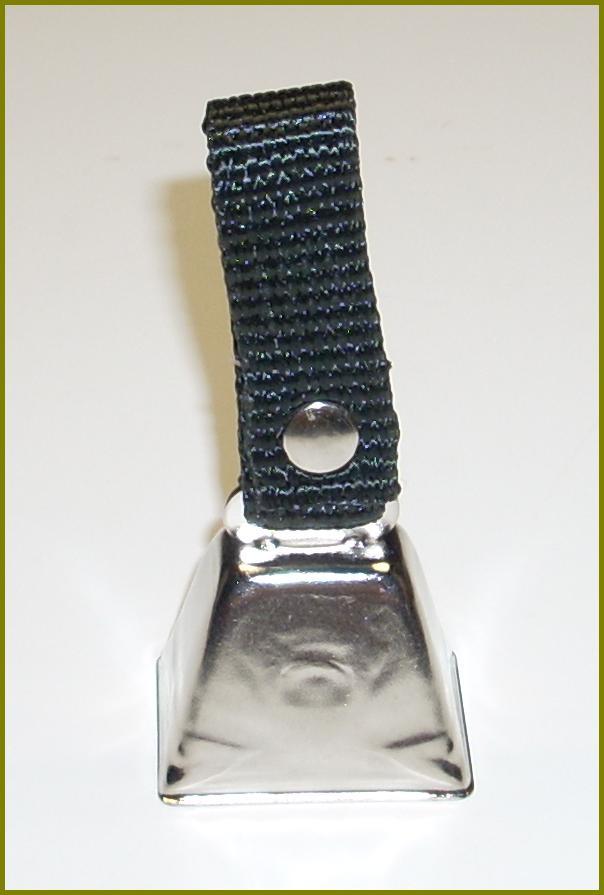 WARNER SPORTING MEDIUM NICKEL-PLATED COW BELL bird dog grouse hunting