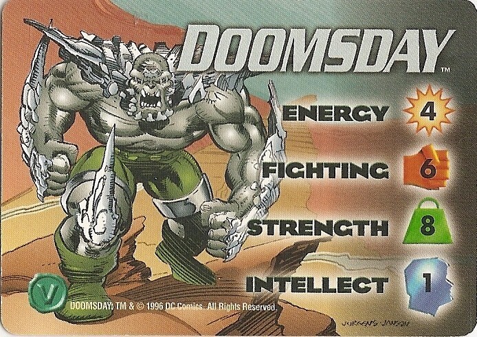 Marvel OVERPOWER DC - Doomsday character - Batman Superman