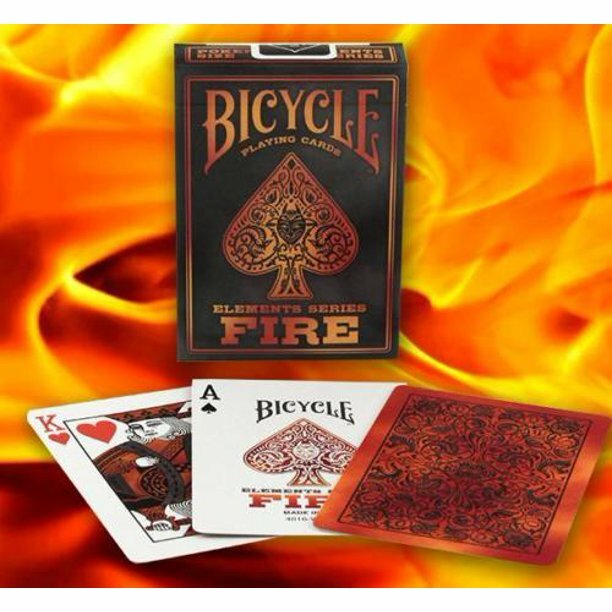 Bicycle® Elements Series: Fire Playing Card Deck, Single Deck, *NEW*