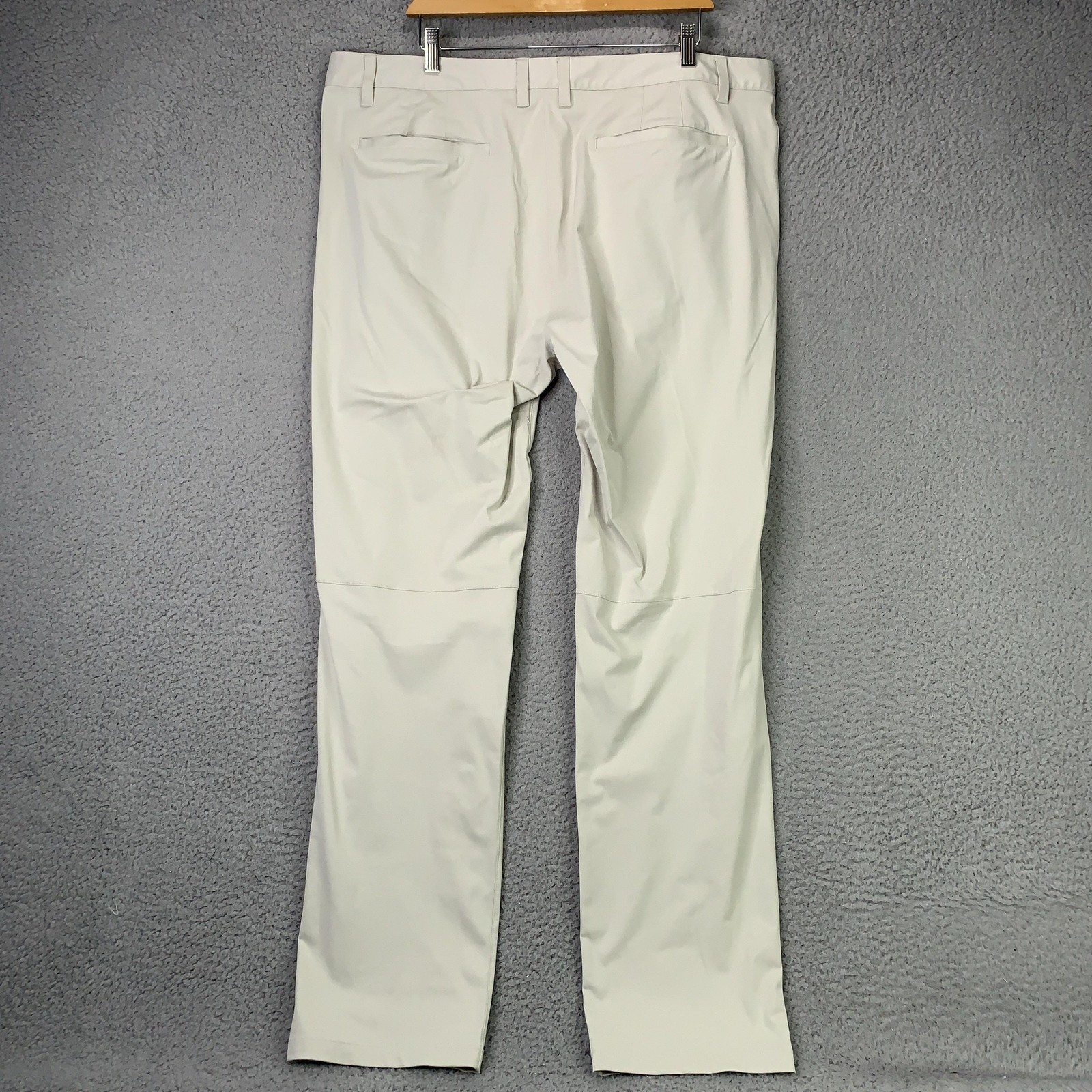 Rhone Pants Mens 40x33 Beige Commuter Tech Travel Stretch Golf Performance