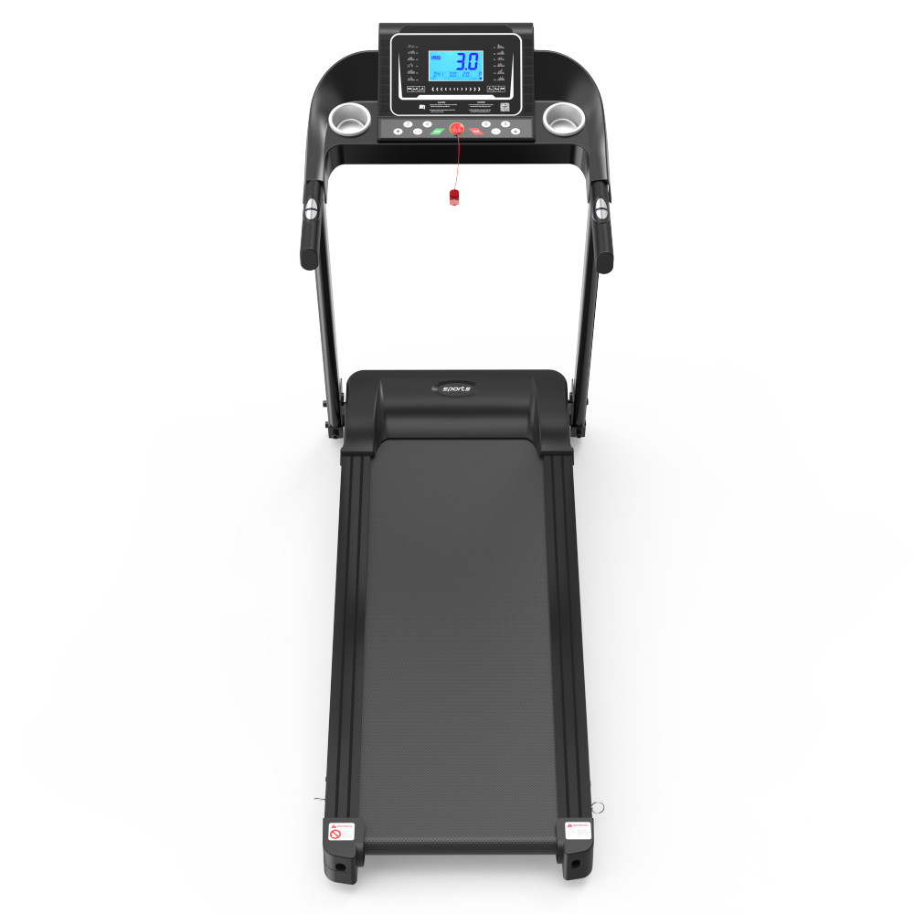 Foldable Treadmill with Incline - Electric Running Machine w/ Bluetooth & LCD