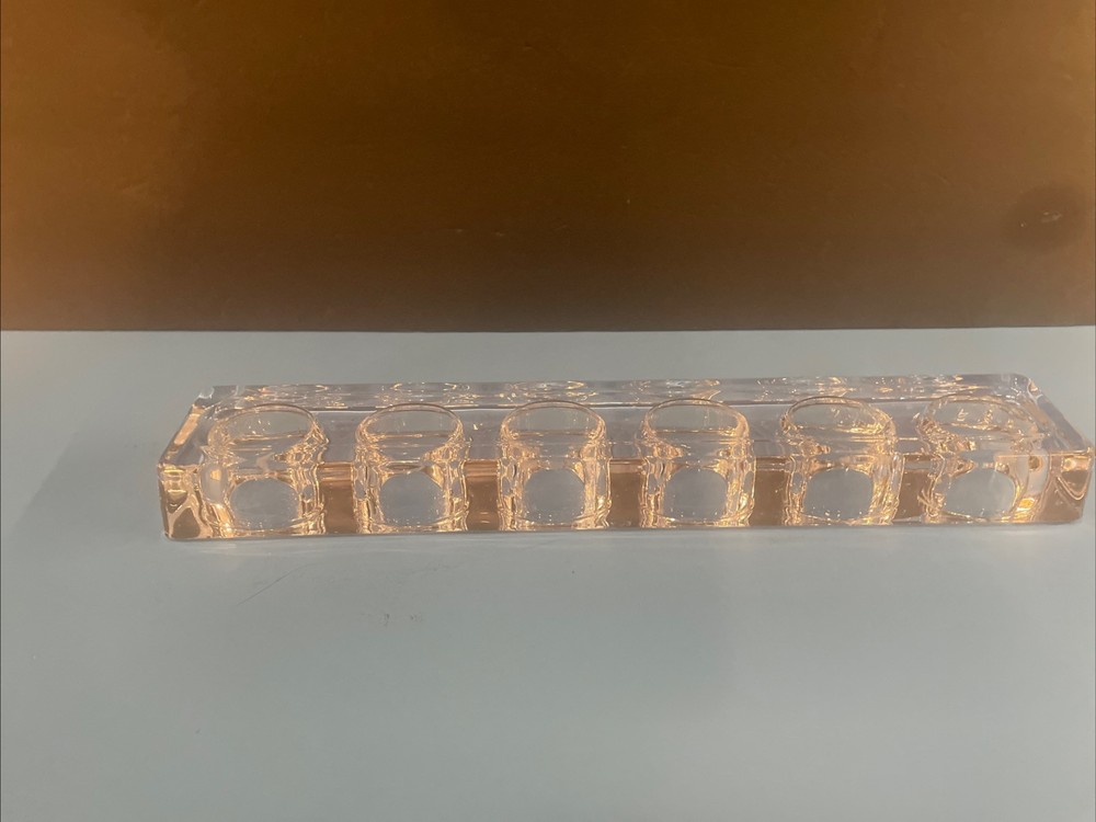 Crystal Glass Rectangular Tealight Bar( T-31)( T-35?)