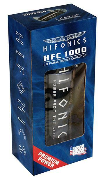 Hifonics HFC 1000 buffer elko powercap capacitor + 20 mm² connection material