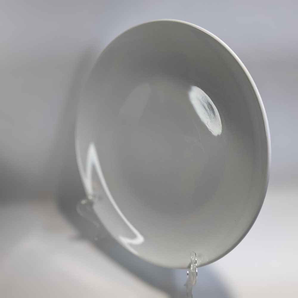 TAG Large White Ceramic Round Serving Tray Platter 14" Tableware Serveware