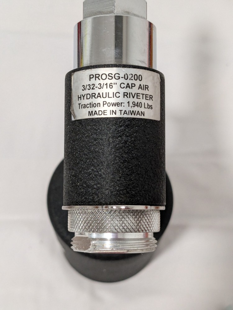 PRO-SOURCE Air Rivet Tool: 0.551" Stroke Length MISSING SAFETY CAP PROSG-0200