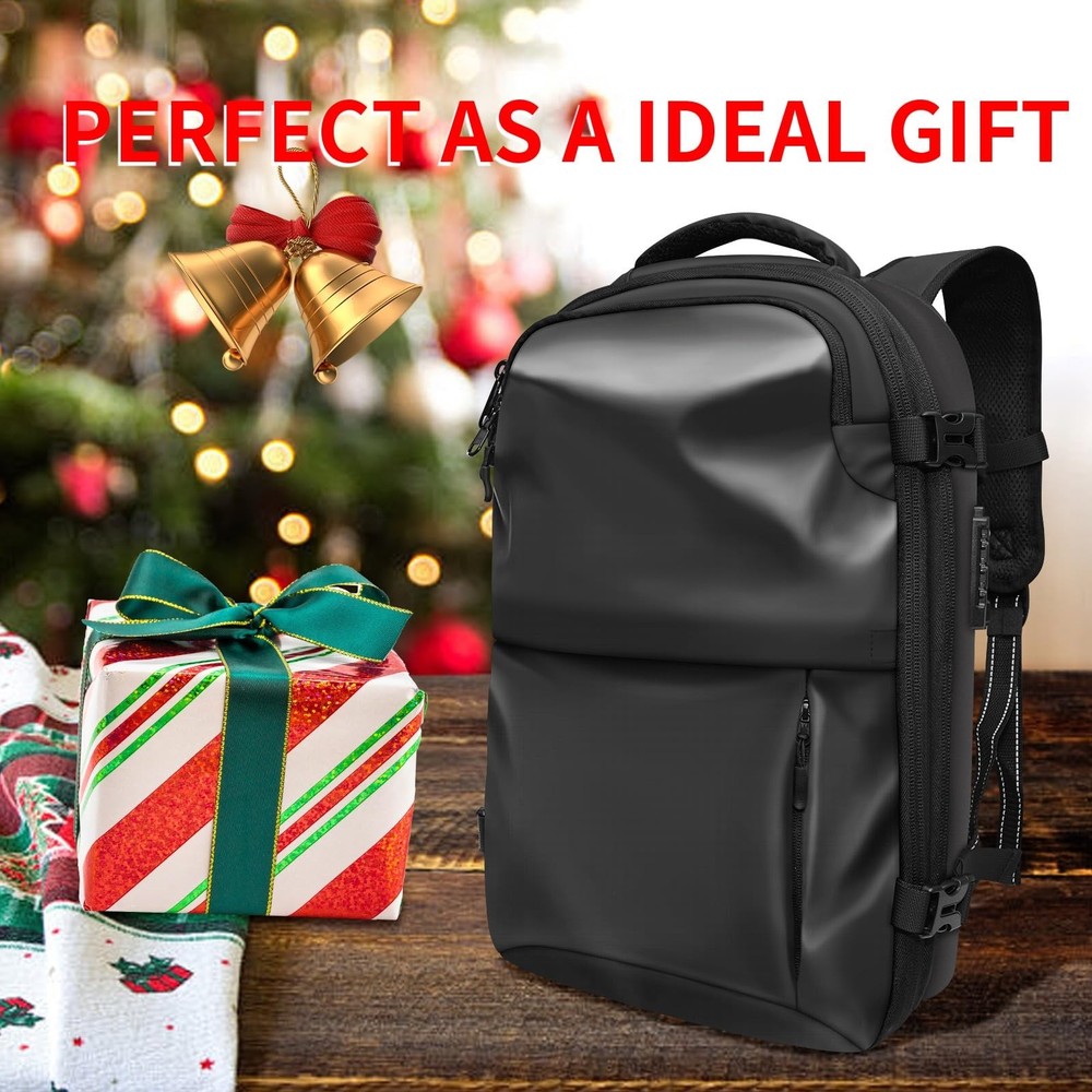 Airback, Vacpack Backpack, 60L Expandable Vacuum Backpack, Water Resistant, A...