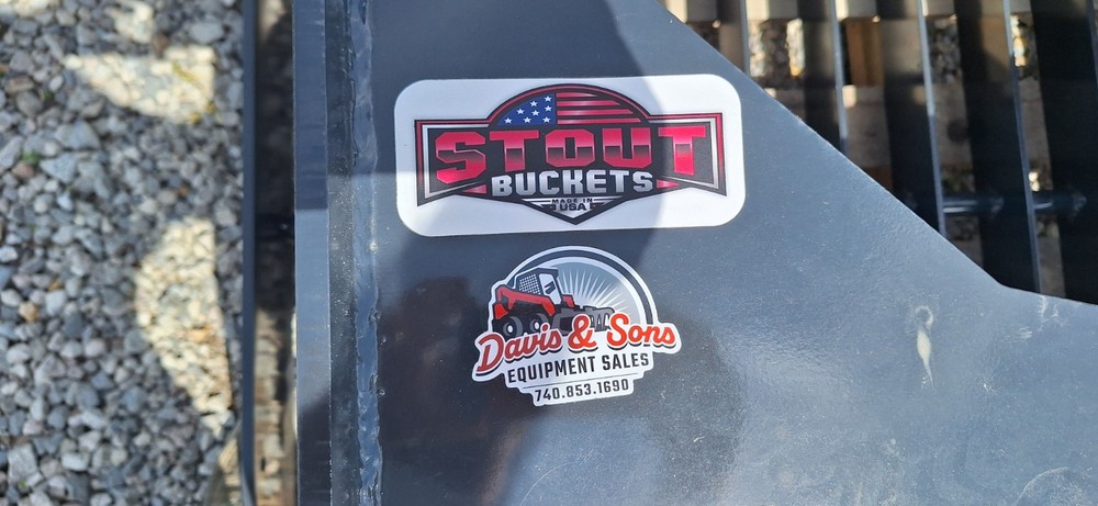 Stout 48" Rock Grapple Mini Skid Compact Tractor