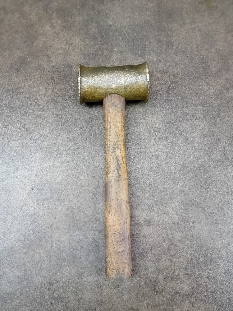 Vintage Brass Saftey Hammer 3.3lbs