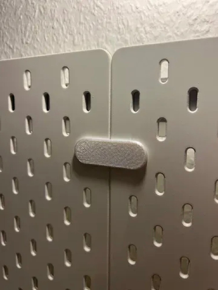 Pegboard Panel Connector Bridge Set (20 pack) - Skadis Compatible Organizer Clip