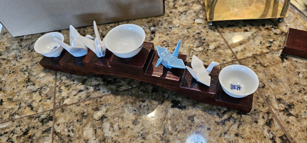 Tea And Crane Display