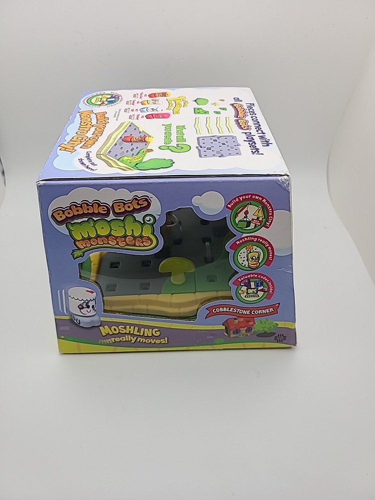 Moshi Monsters Bobble Bots Moshling Cobblestone Corner Bat New
