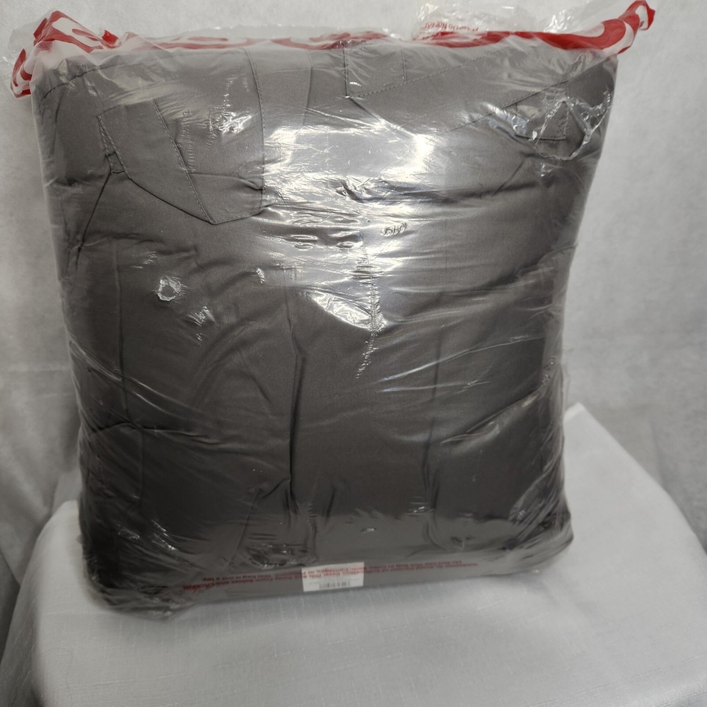 Target Room Essentials 7 Pc Bedding Set Gray Queen Size New BIAB