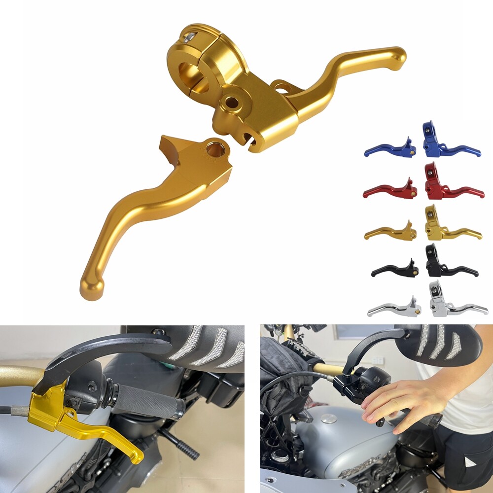 Easy Pull Clutch & Brake Levers For Harley Dyna Street Bob FXDB Low Rider 96-17