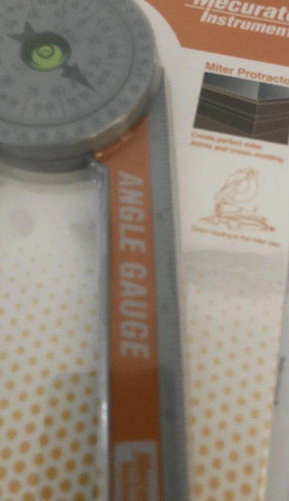 Miter Protractor Angle Gauge Inside/Outside Measuring Miter Cuts Carpentry Crown