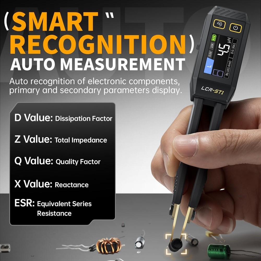 LCR-ST1 Multifunctional Tweezer Tester - Ideal for Precise Component Analysis