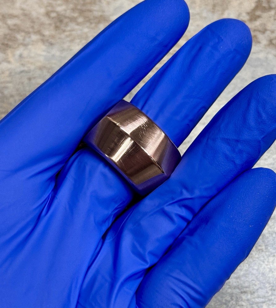 Copper Strider Signet Slugger Ring