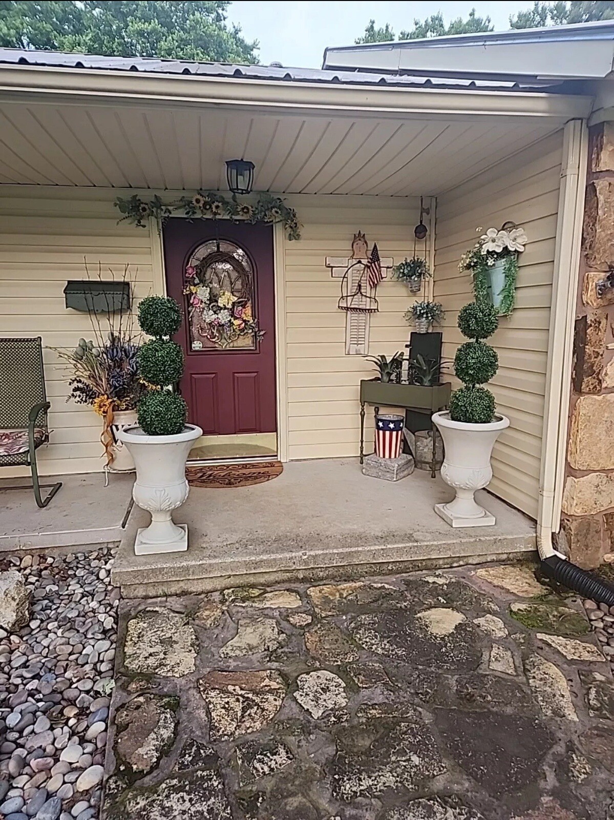 3' Topiary Boxwood Triple Ball Artificial Tree UV Indoor/Outdoor Home Decor.