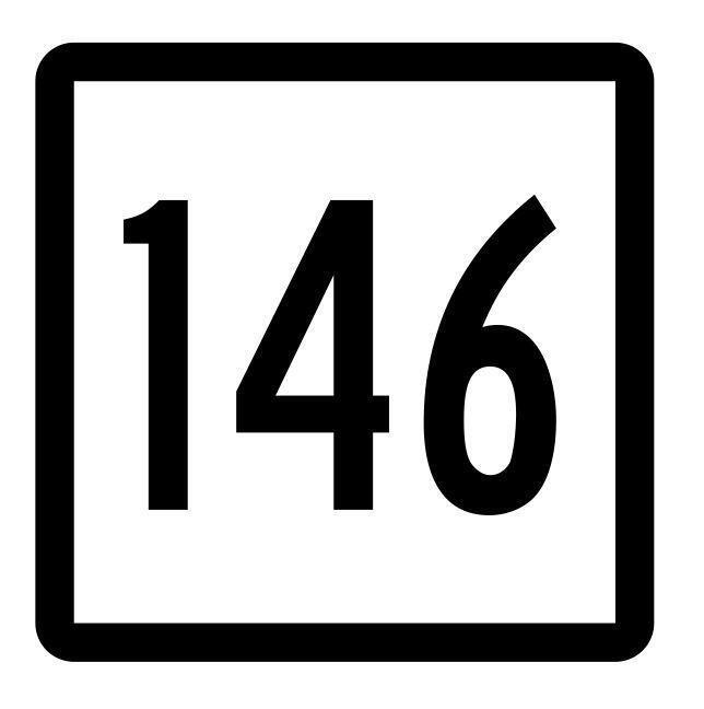 Connecticut State Highway 146 Sticker Decal