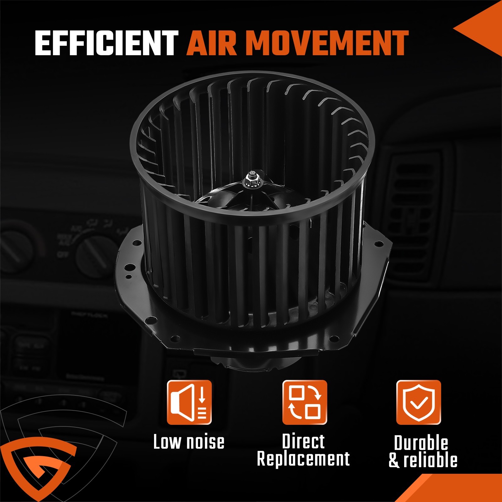 For Chevy Blazer S10 GMC Safari Sonoma HVAC Heater Blower Motor w/ Fan Cage Kwea