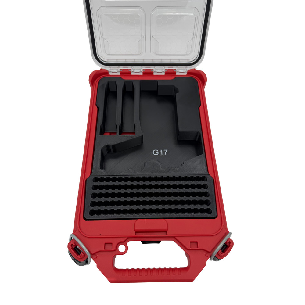 Glock 17 with Optic and Light Insert for Milwaukee Packout