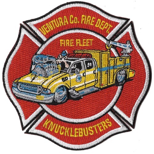 Ventura, CA Fire Fleet Mechanic Knuckebusters NEW Fire Patch .