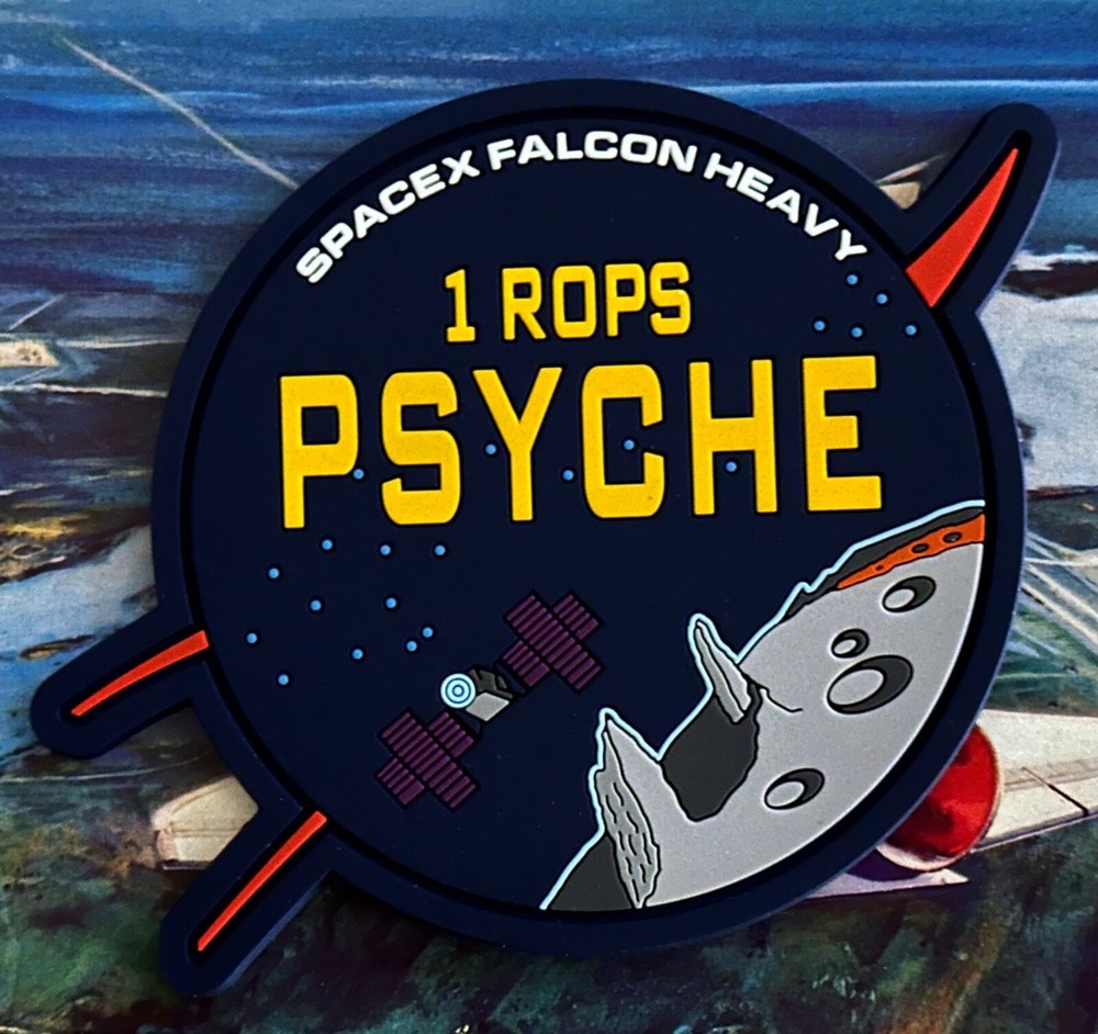 PSYCHE 1 ROPS FALCON 9 FALCON HEAVY SPACEX PVC PATCH 🚀