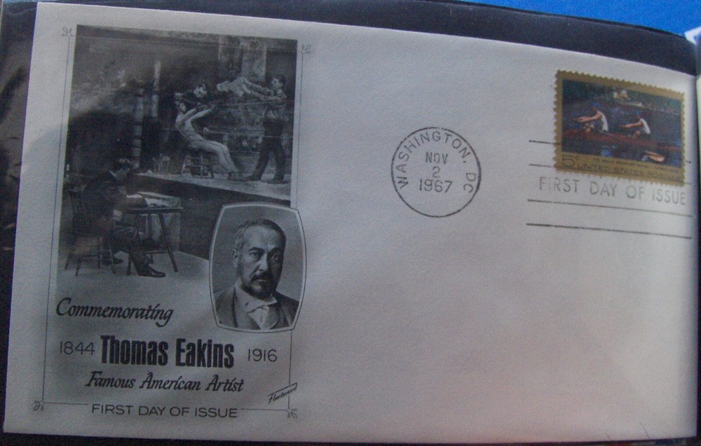 US FDC  5¢ SC #1335 COMMEMORATING THOMAS EAKINS 1967.