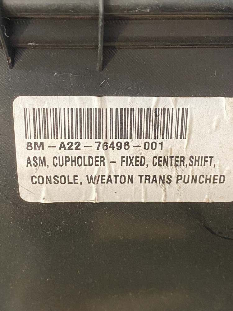 TRIM PANEL Freightliner ASM, CUP - FIXED, CENTER, SHIFT, CONSOLE A22-76496-001