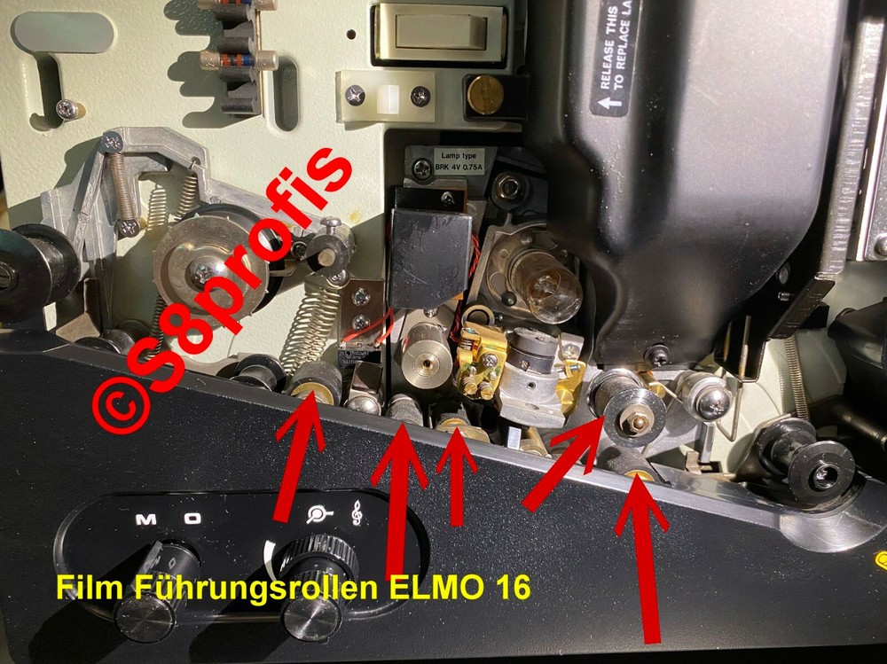 Elmo 16 CL, AL, CX & TRV ,Guide Rollers, Parts