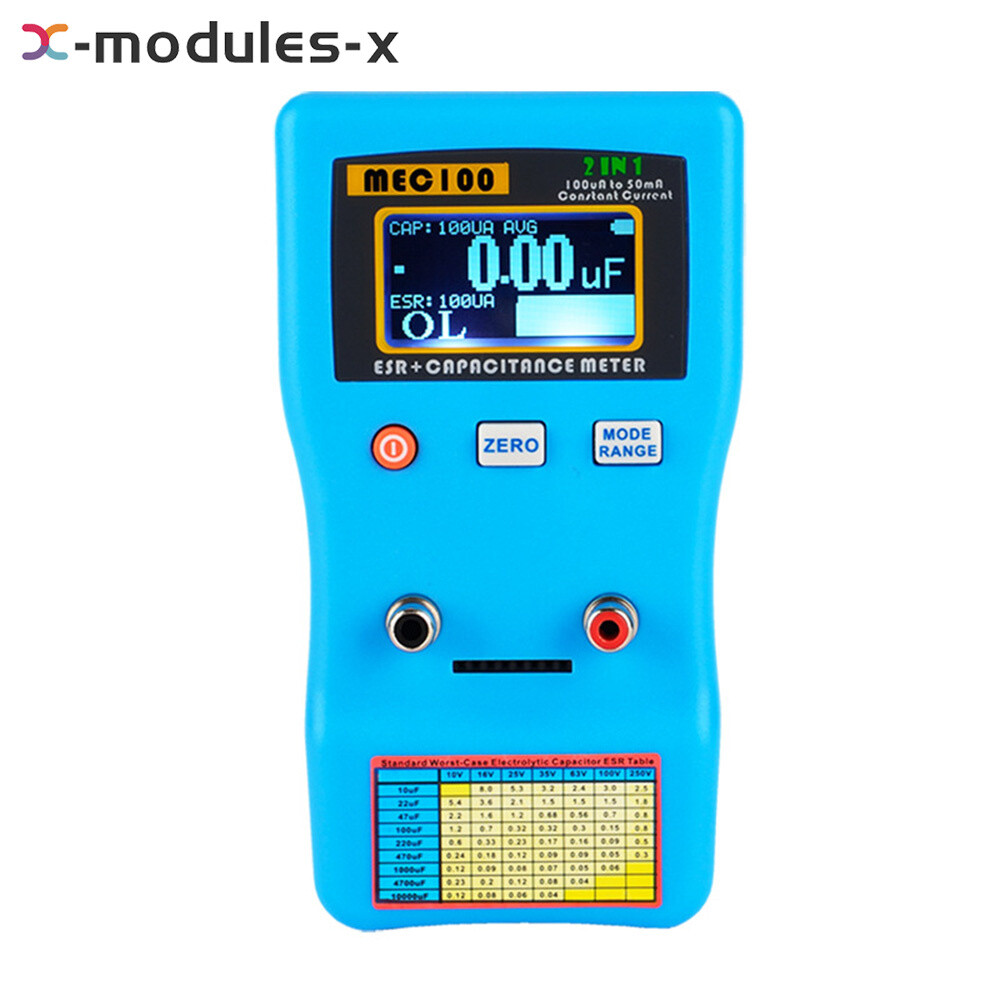 MEC-100 High-precision Capacitance Analyzer ESR Meter Digital Display Auto Rang