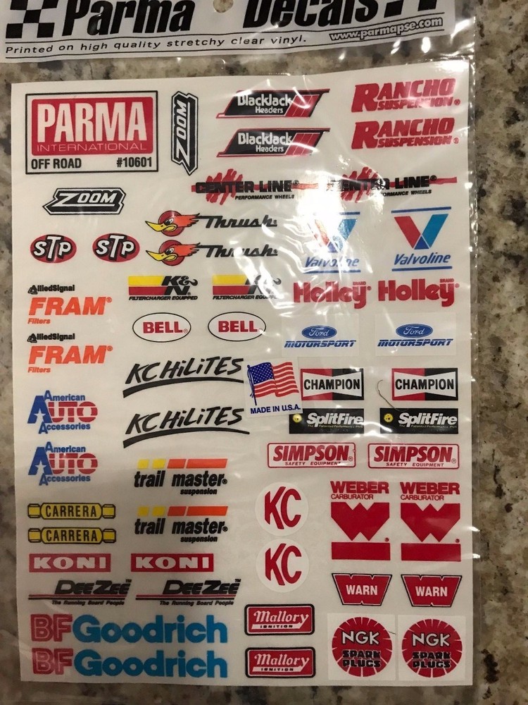 PARMA RC DECAL # 10601
