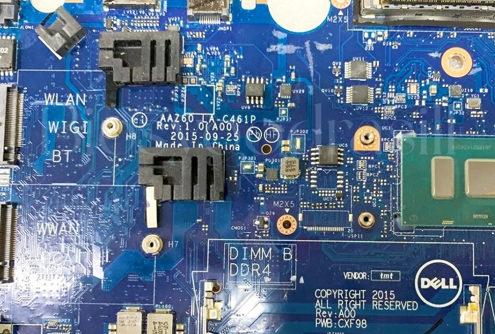 DELL LATITUDE E7470, E7270, E5570, E5470, E5270, ADMIN NO PASSWORD BIOS CHIP