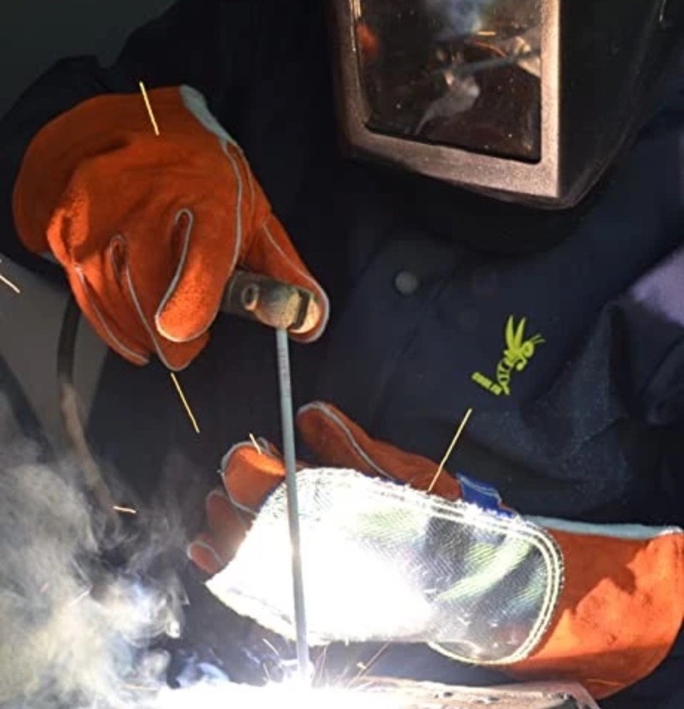 Aluminized Back Hand Pad with Kevlar Stitching - Heat Deflector