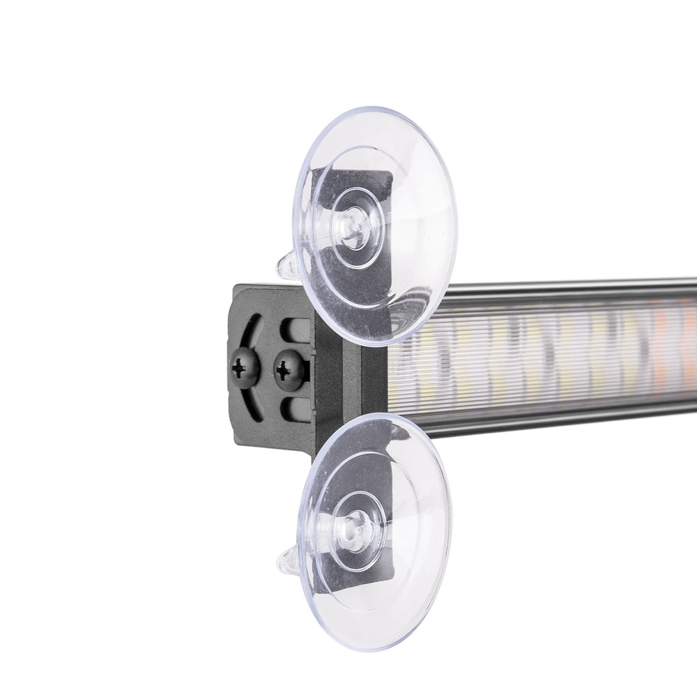 35" Amber White Traffic Advisor Strobe Emergency Light Bar Warning w/ Controller