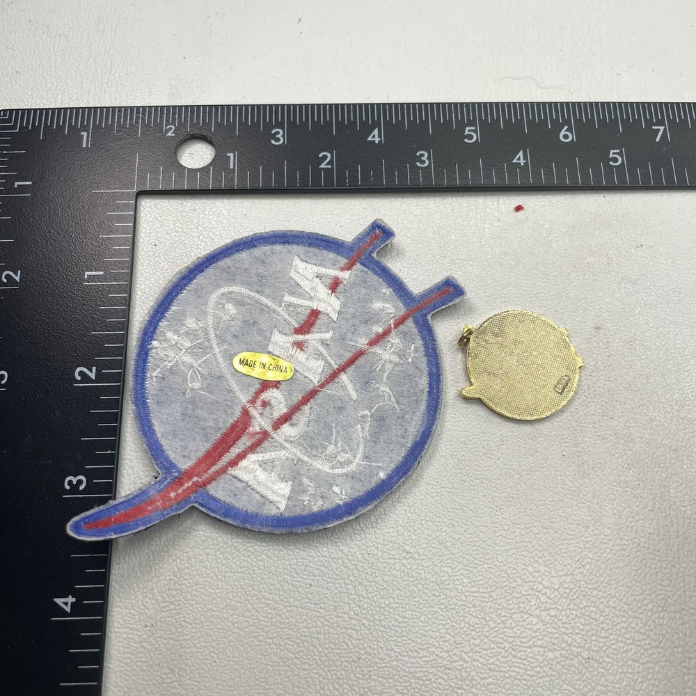 NASA Space Program Patch + NASA Pendant / Charm 23A3