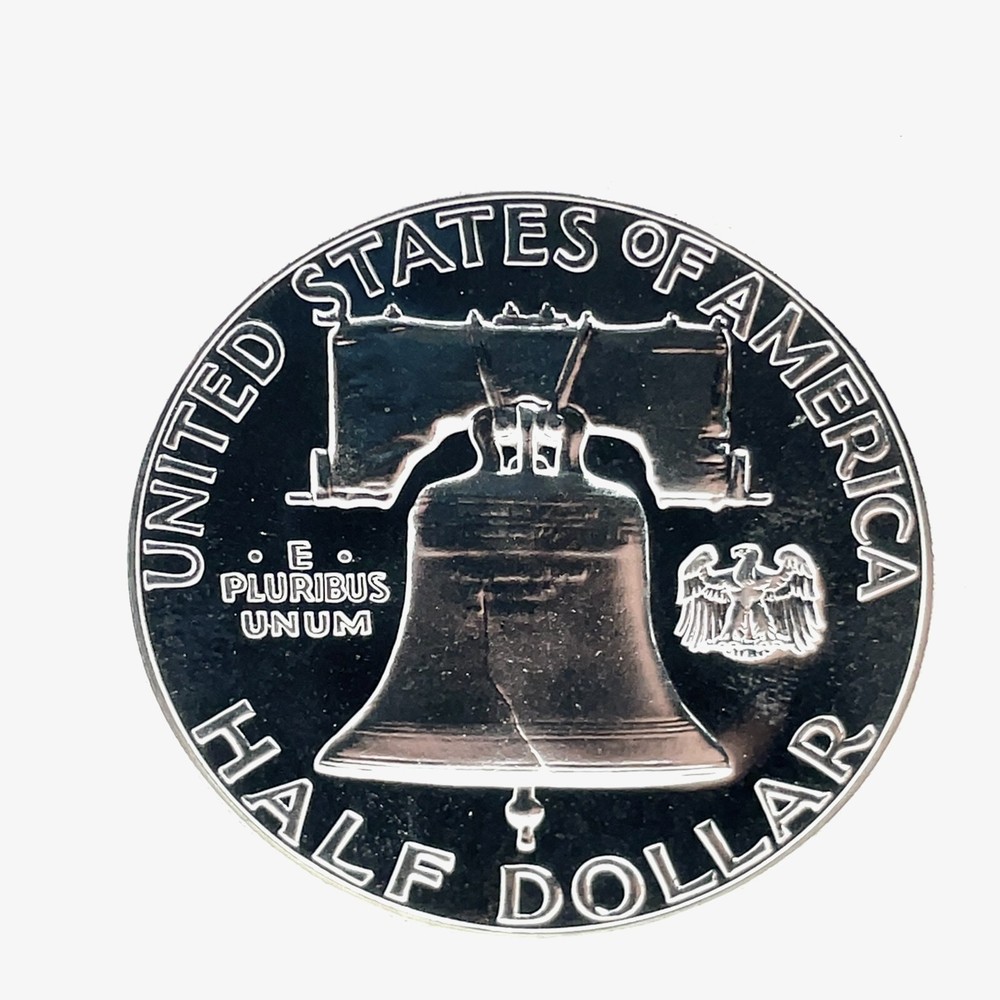 1963 Franklin Half Dollar 50c Gem Bu Proof Silver Coin