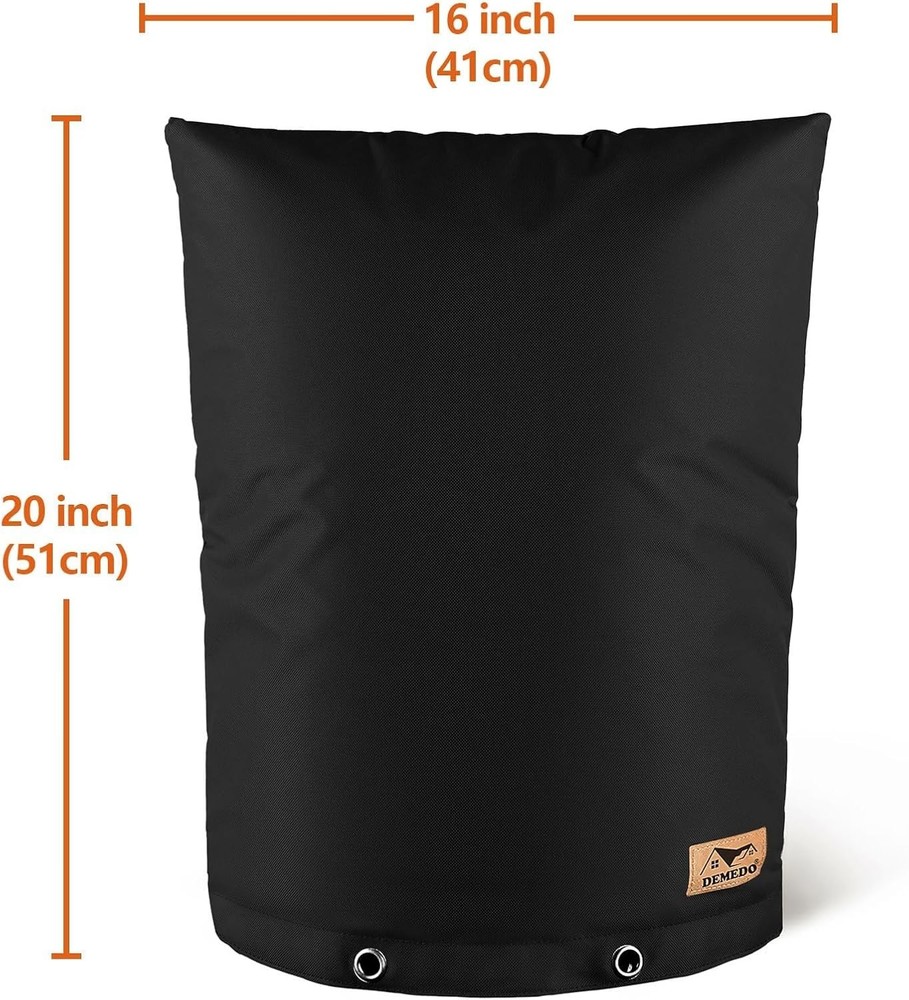 Triple Layered Insulation Backflow Cover - 16''W x 20''H, Secures from Elements