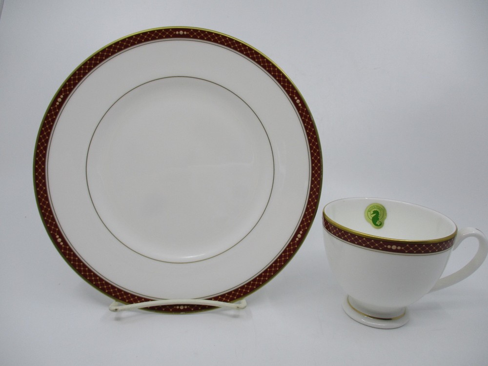 WATERFORD TRAPANI - 1 CUP (No saucer) & 1 SALAD PLATE - 0908F