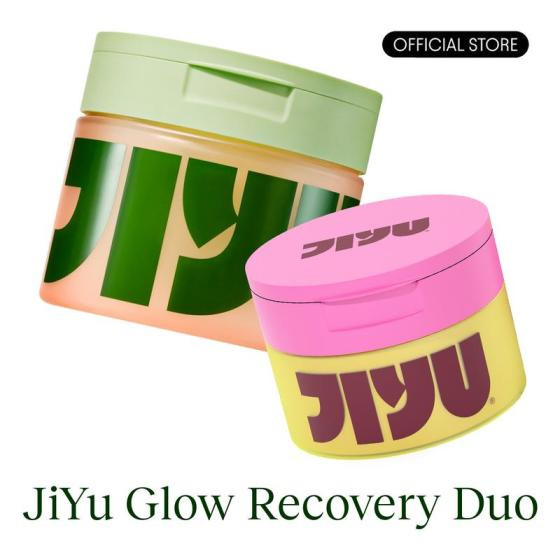 JiYu Korean Skincare Glow-Up Bundle - Toner Pads & NAD+Ant Aging Moisturizing Cr