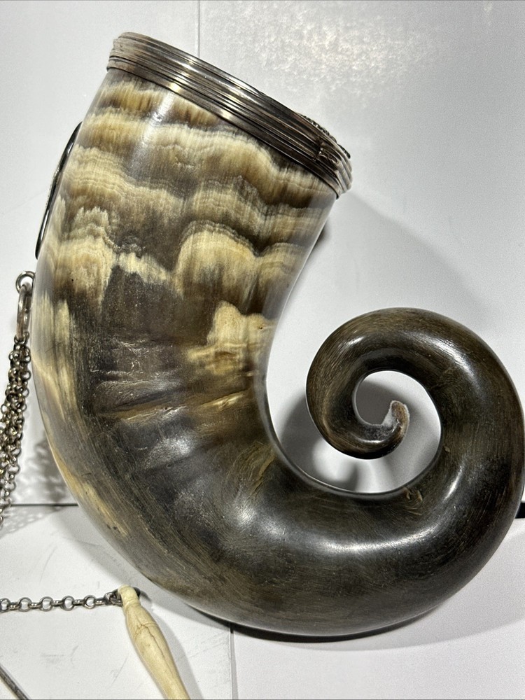A Fine Scottish Silver Mounted Snuff Mull