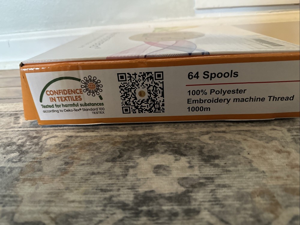 New Bro thread 63 Spools Polyester Machine Embroidery Thread Kit See Details