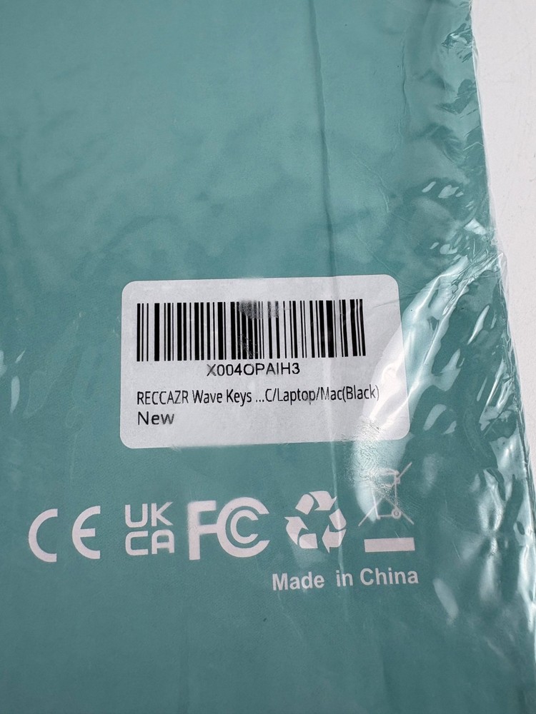 Wireless Keyboard & Mouse Combo,2.4G Wave Keys-Black *Please read description*