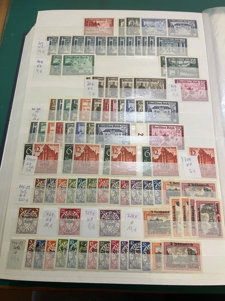 50 different DR mint or with fold, + a certified stamp!!!