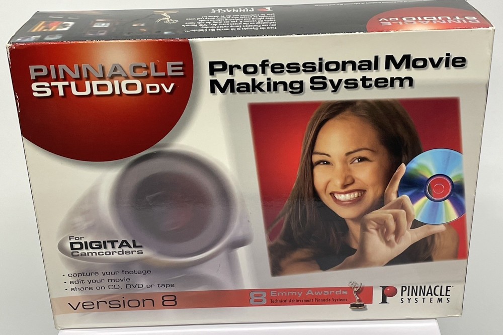 Pinnacle Studio DV Version 8 Professional Movie Making System Computer Software