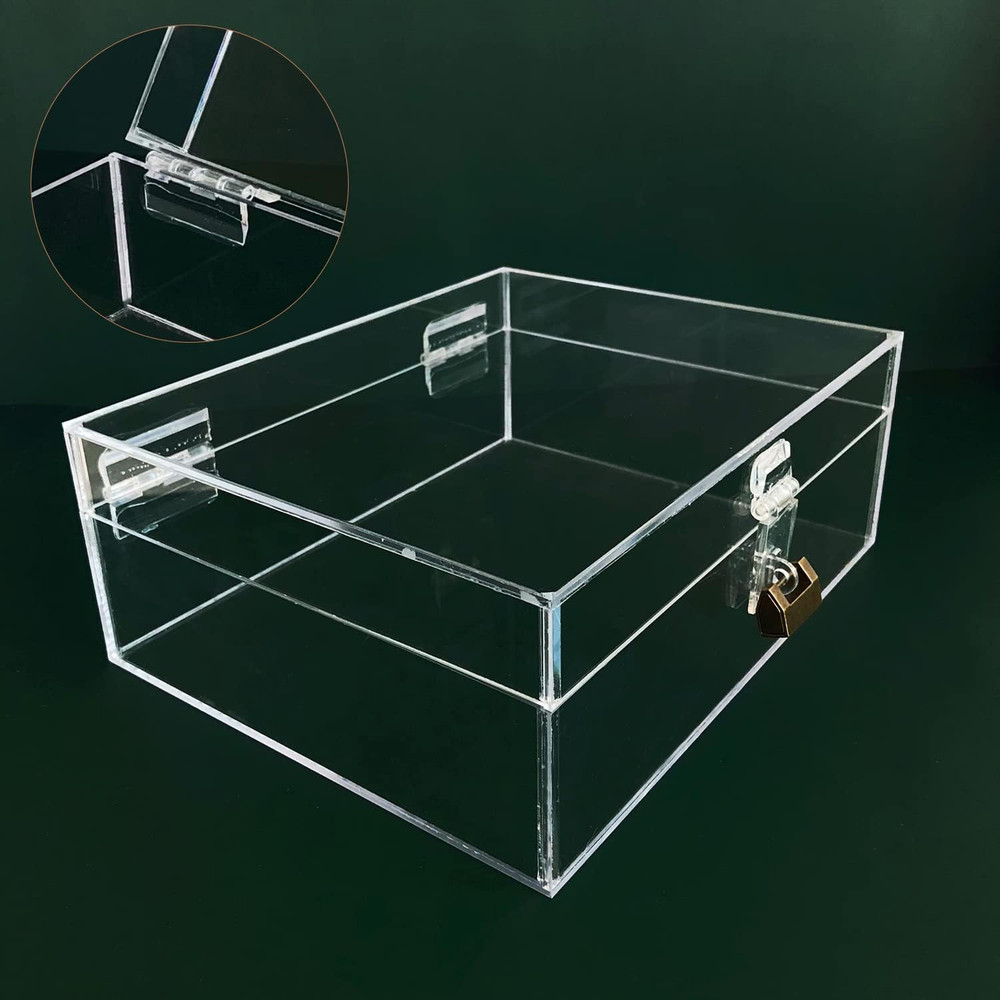 12 Pcs Acrylic Self Adhesive Small Transparent Continuous Hinge Tools for Cabine
