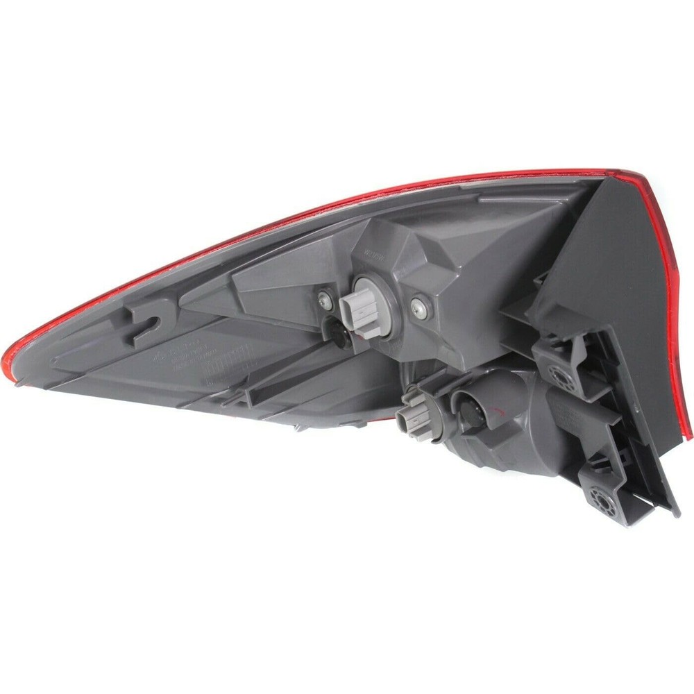 Tail Light Assembly Outer Right Passenger Side Red Lens with Bulb Lamp