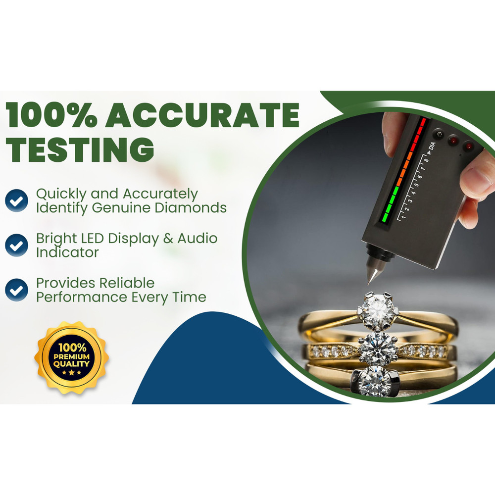 Gold Silver Diamond Tester Selector Gemstone Testing Kit Digital Electronic Tool