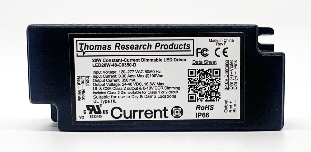 Hubbell Thomas Research Project LED Driver LED20W-48-C0350-D