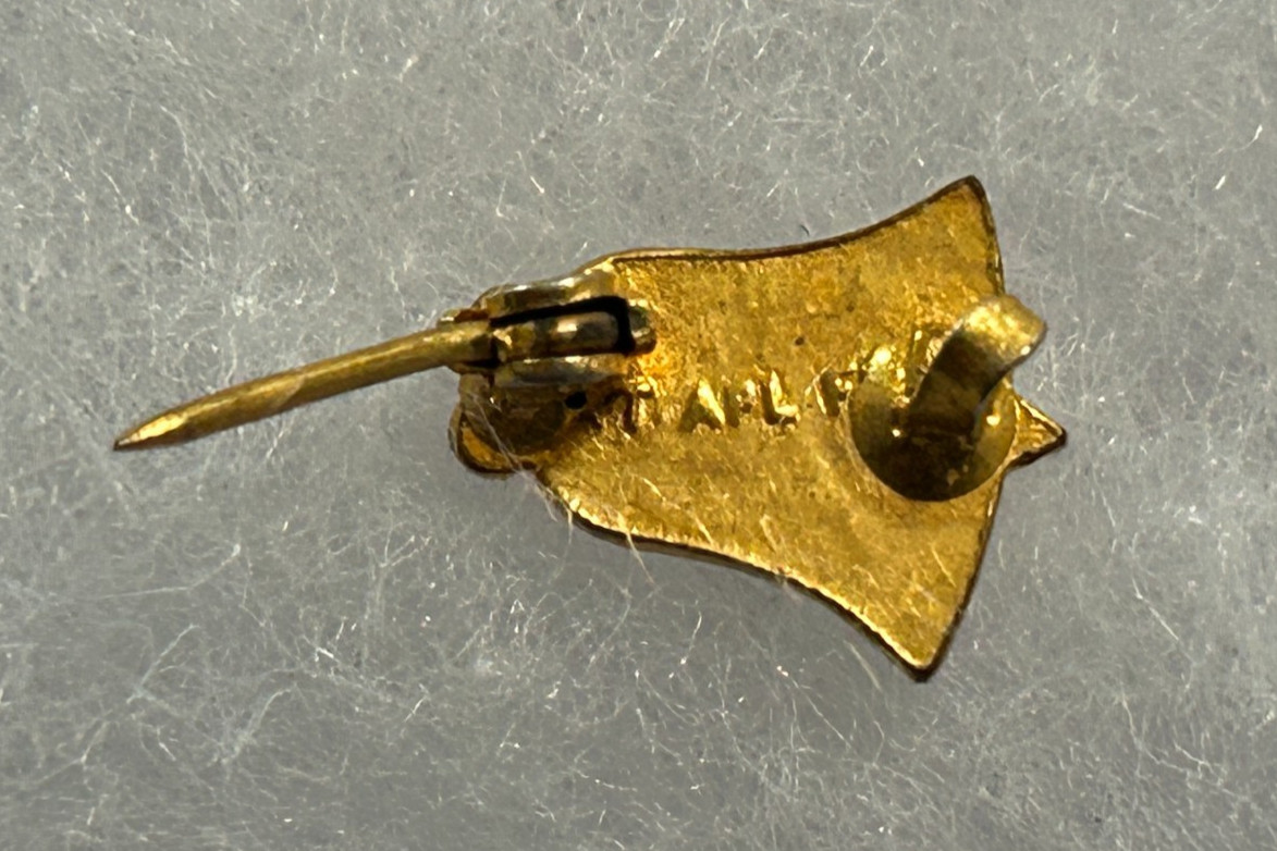 WW1 "Over There" Bell Shaped - Enameled *Son In Service* Pin AEF - PB