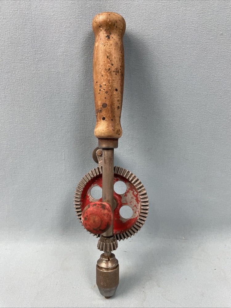 Vintage Hand Crank Manuel Drill